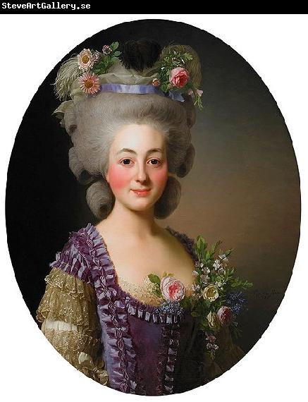 Alexandre Roslin Portrait of Countess de Baviere Grosberg
